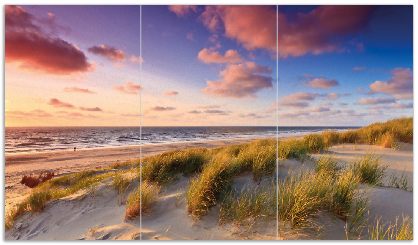 Wallario Ordnerrücken Aufkleber Sonnenuntergang - 6 Stück Für Breite Ordner