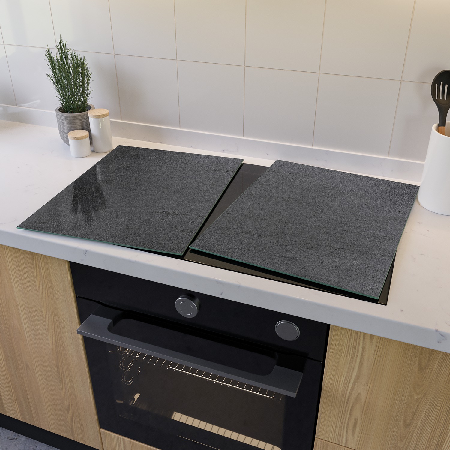 Wallario Herdabdeckplatte Aus Glas - Spritzschutz Für Ceranfeld & Induktion