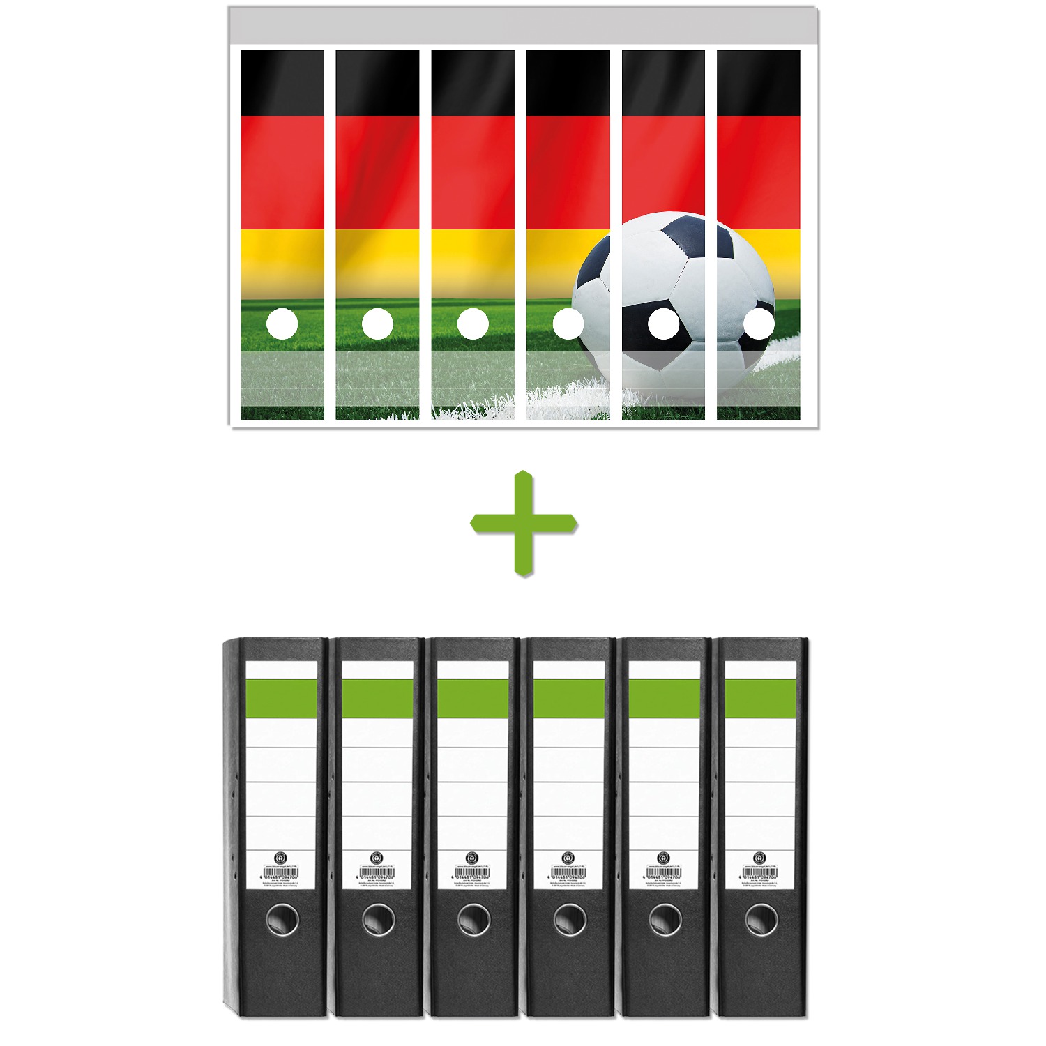 Deutschland Fahne Flagge Fußball Deutschlandfahne' Sticker