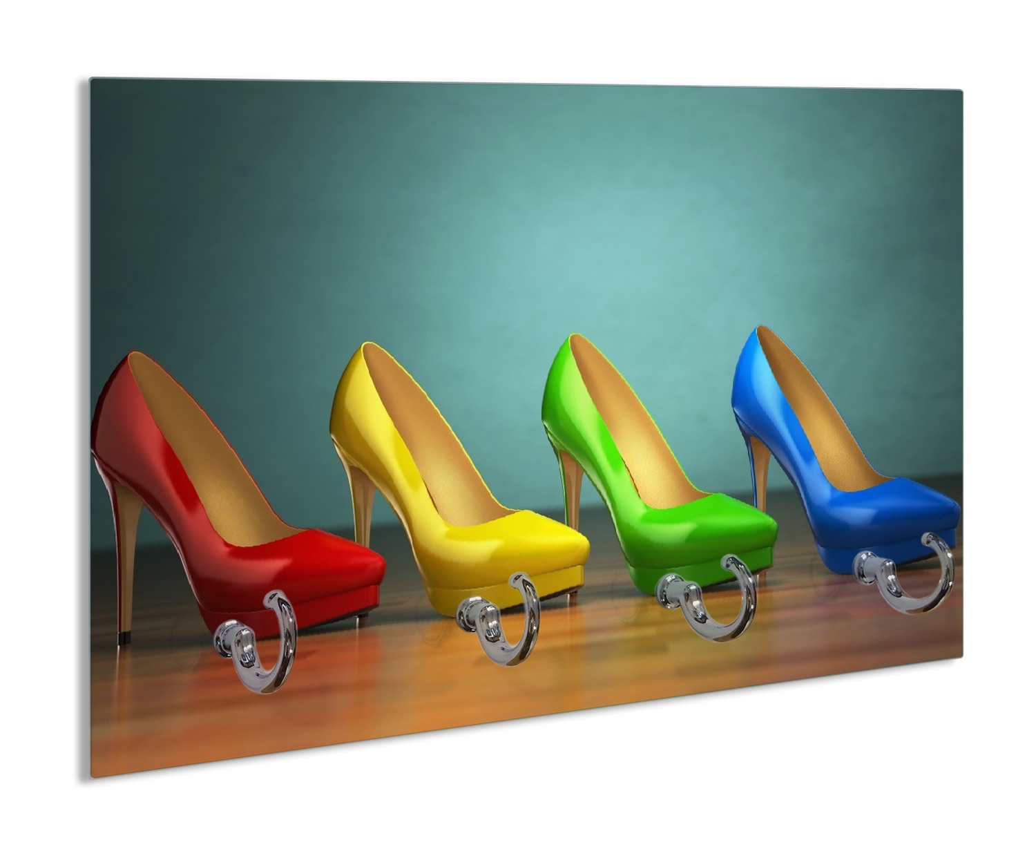 Schlüsselbrett Bunte Schuhe High Heels für Frauen de