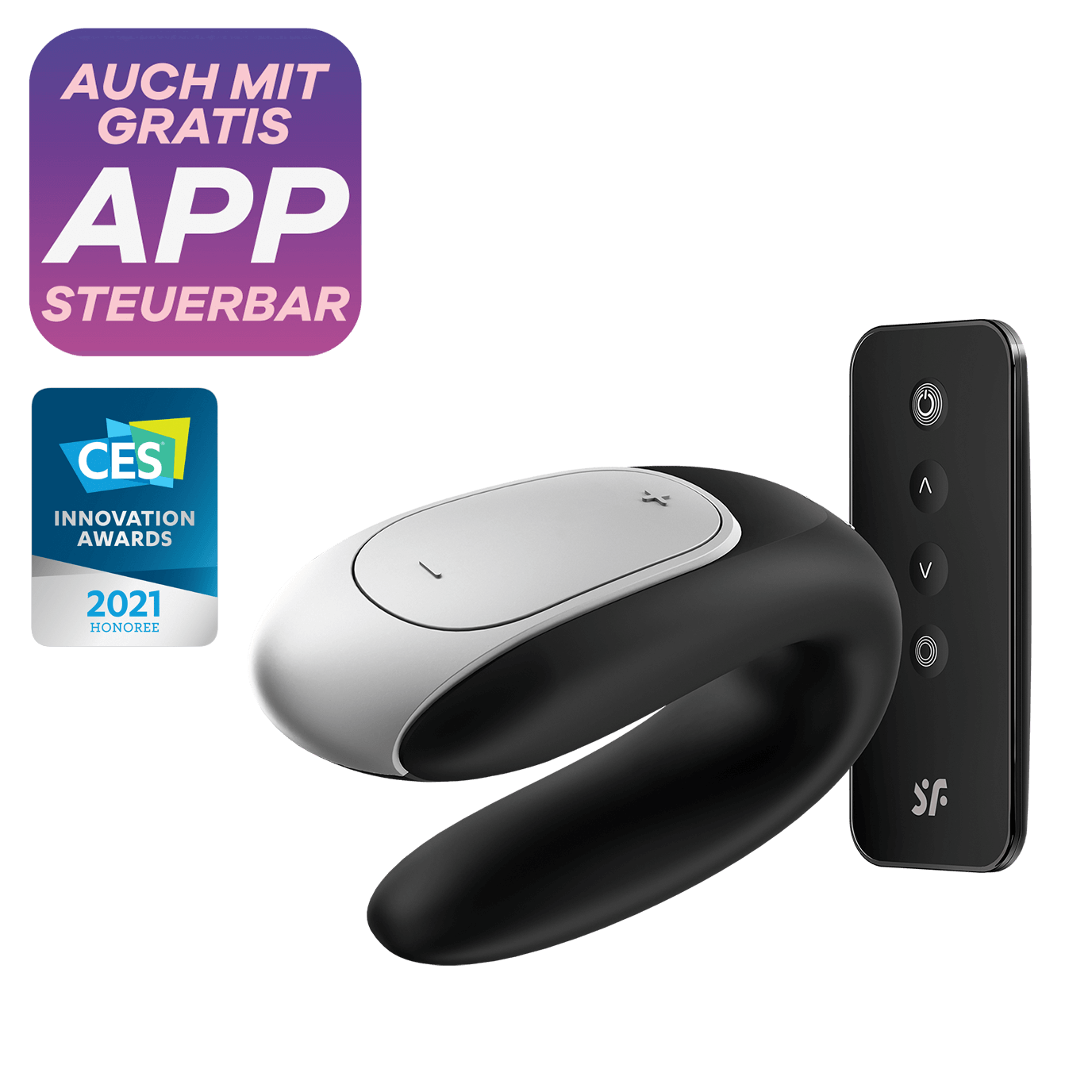 Satisfyer 'Double Fun Connect App' mit App und Fernbedienung (9,5cm) Artikelbild 2