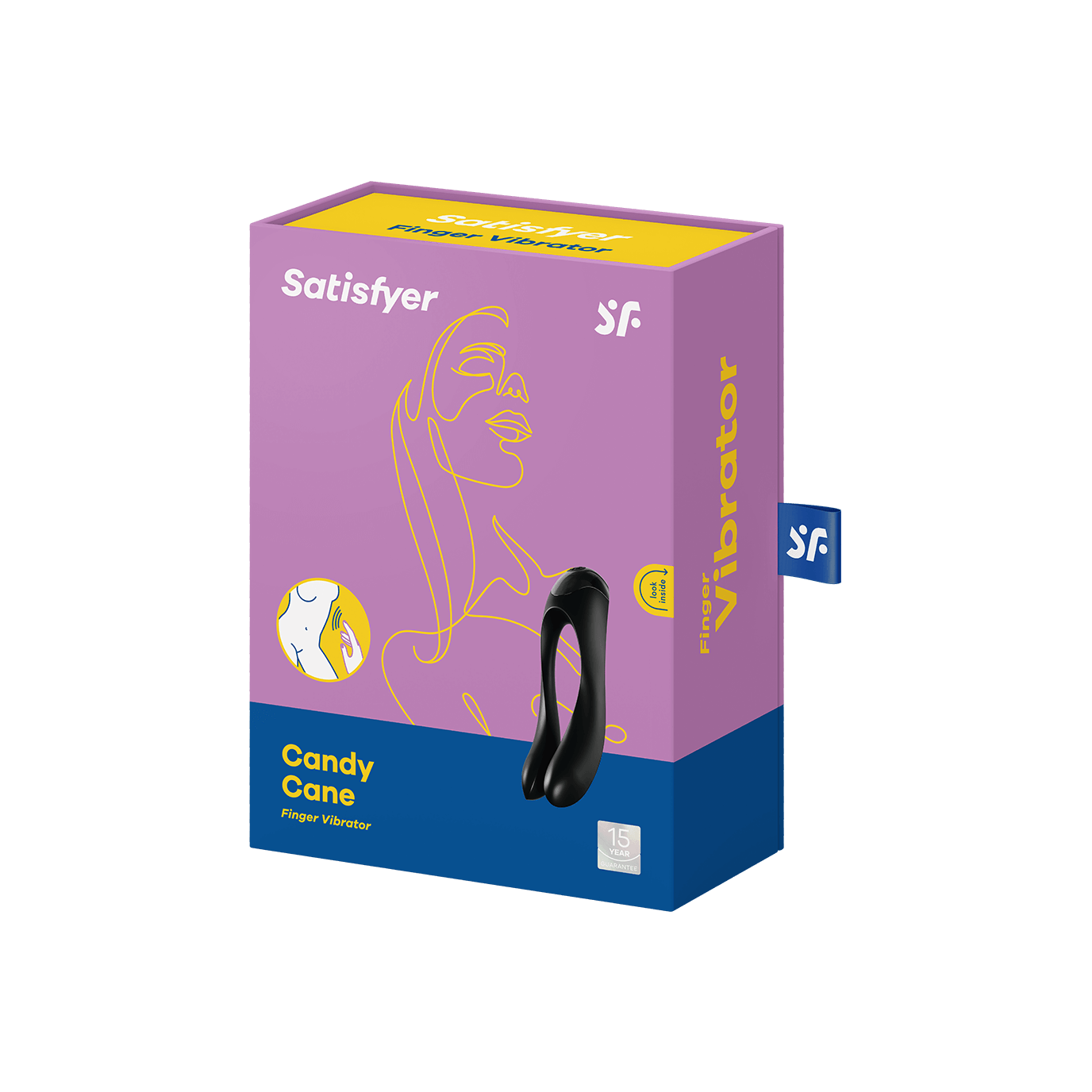 Satisfyer Fingervibrator 'Candy Cane' medizinisches Silikon (10cm) Artikelbild 11