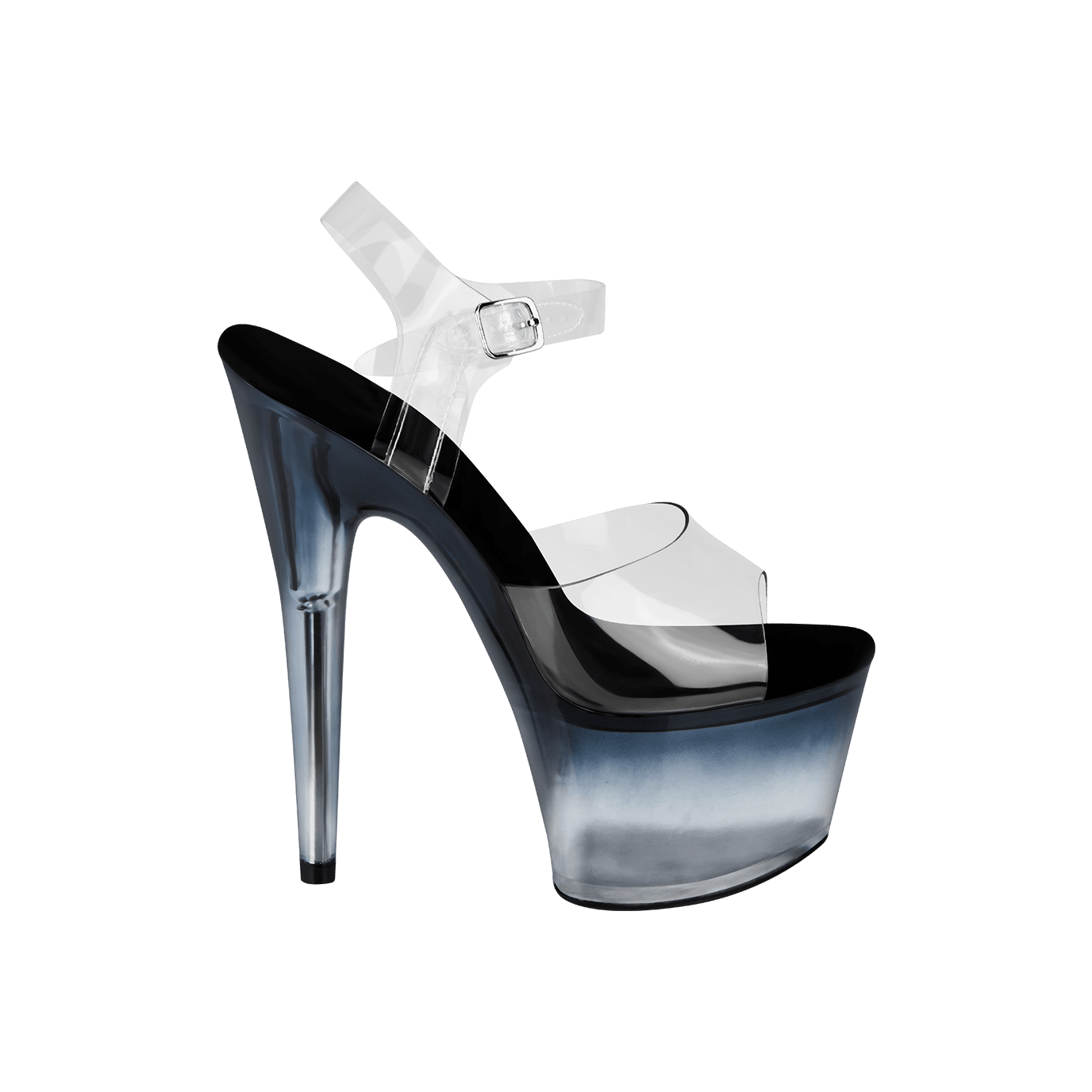 EIS Absatz-Schuhe (transparente High Heels) - verführerische Plateau-Sandalette Artikelbild 6