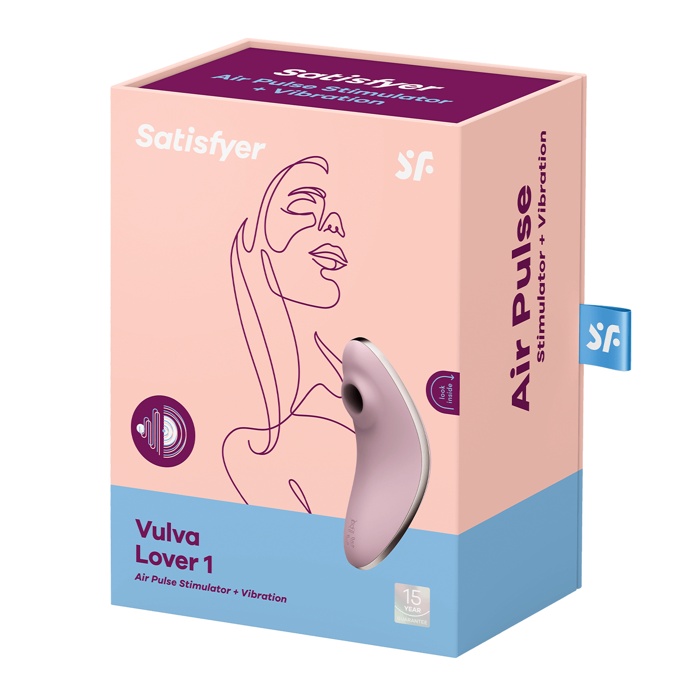Satisfyer Druckwellenvibrator 'Vulva Lover 1' (12 cm, 2:1 Druckwellen und Vibration) Artikelbild 4