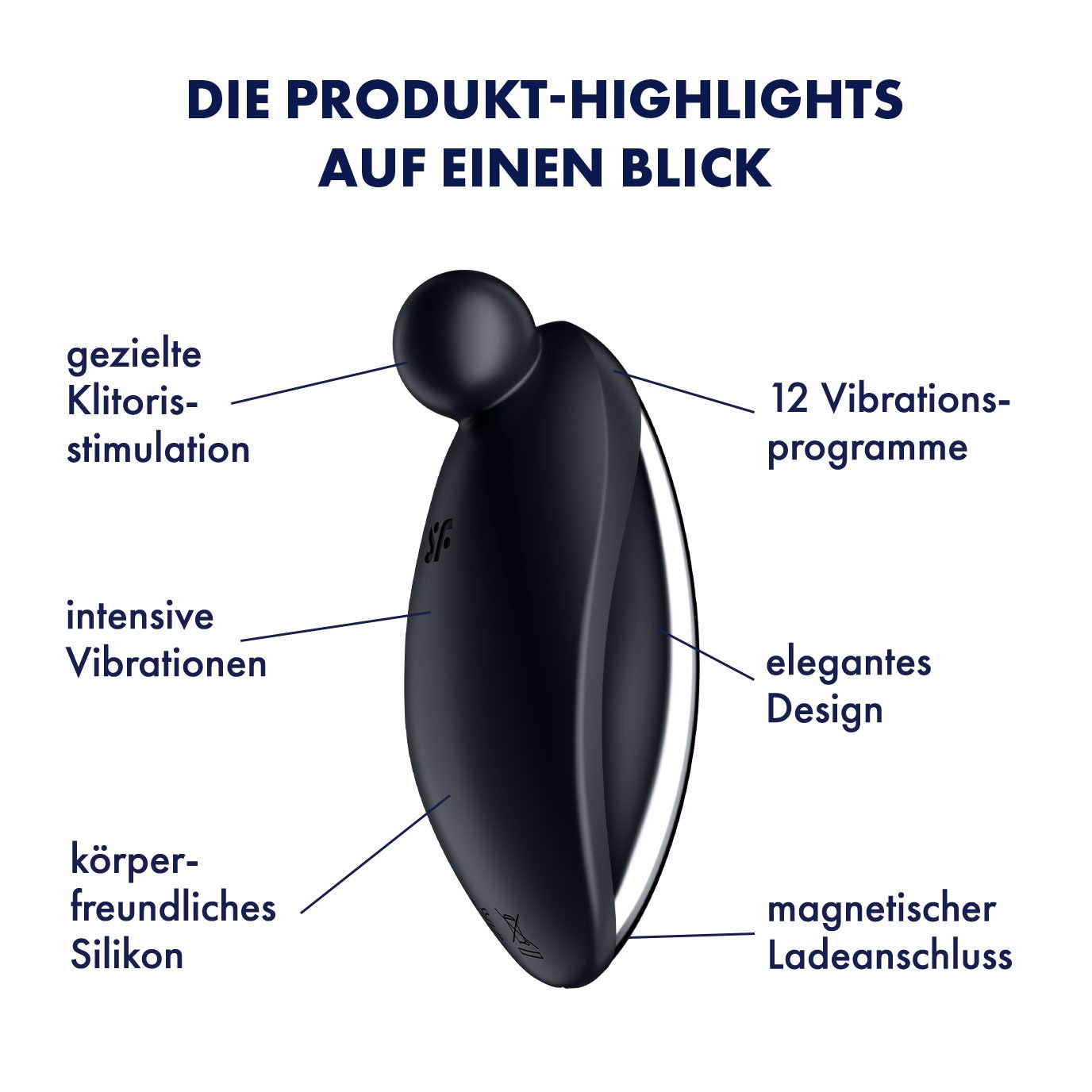 Satisfyer Spot on 2, Auflegevibrator, Klitoris-Stimulation (9 cm) Artikelbild 3