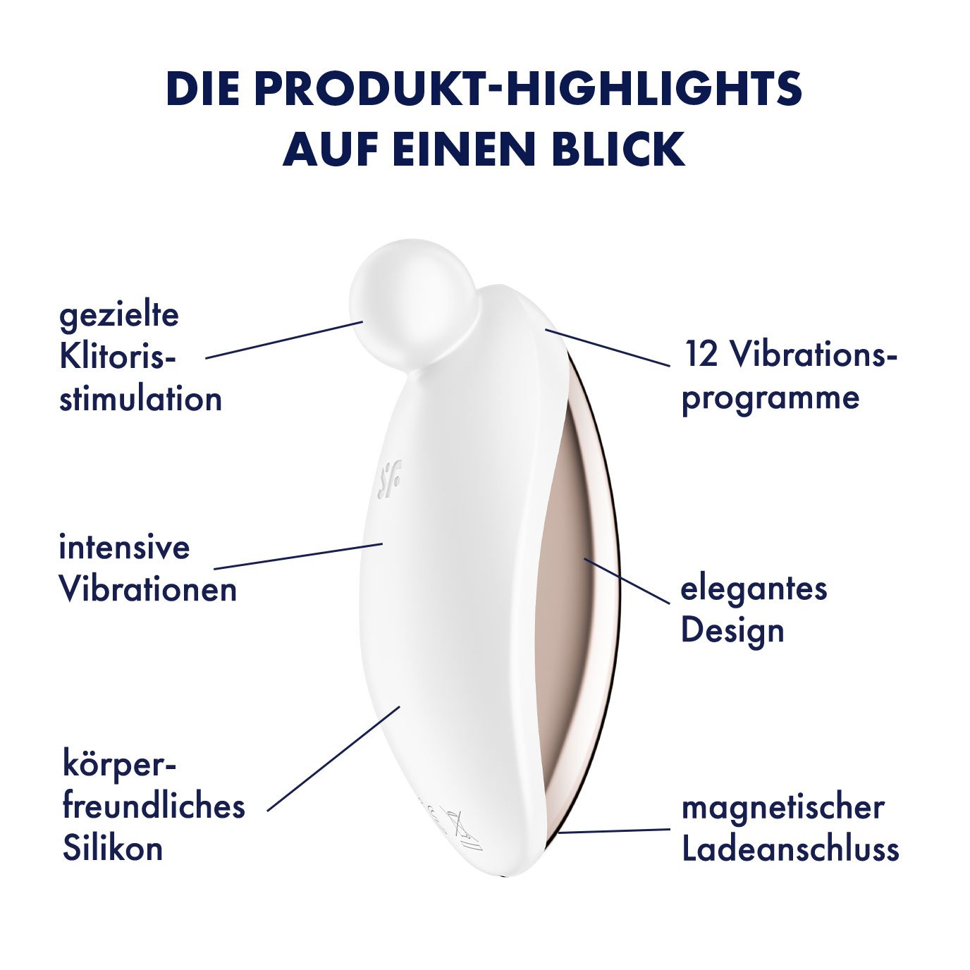 Satisfyer Spot on 2, Auflegevibrator, Klitoris-Stimulation (9 cm) Artikelbild 10