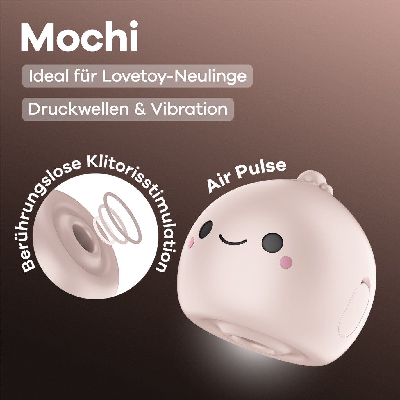 Satisfyer Mochi, Mini-Druckwellenvibrator, 2 Motoren Artikelbild 2