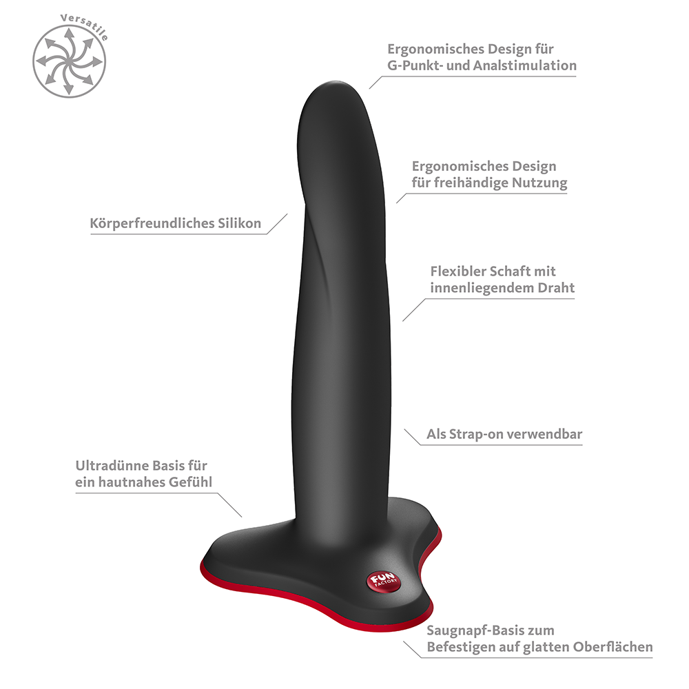 Fun Factory Limba Flex, Dildo, flexibel, Saugfuß, Strap-On Artikelbild 12