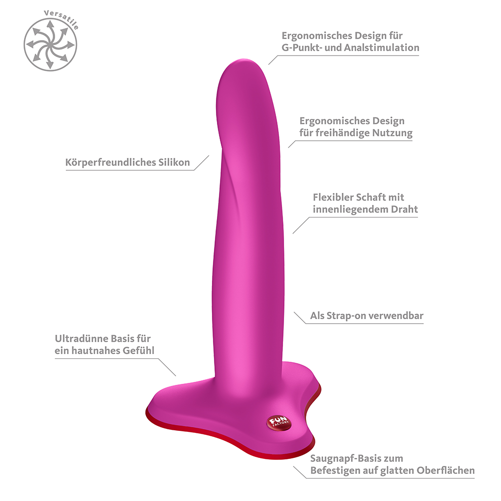 Fun Factory Limba Flex, Dildo, flexibel, Saugfuß, Strap-On Artikelbild 17