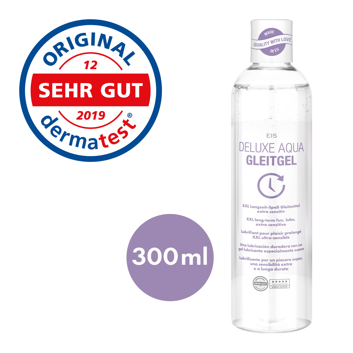 Deluxe Aqua Gleitgel von EIS (300 ml) - extra sensitiv, mit Langzeitwirkung  | eBay.de