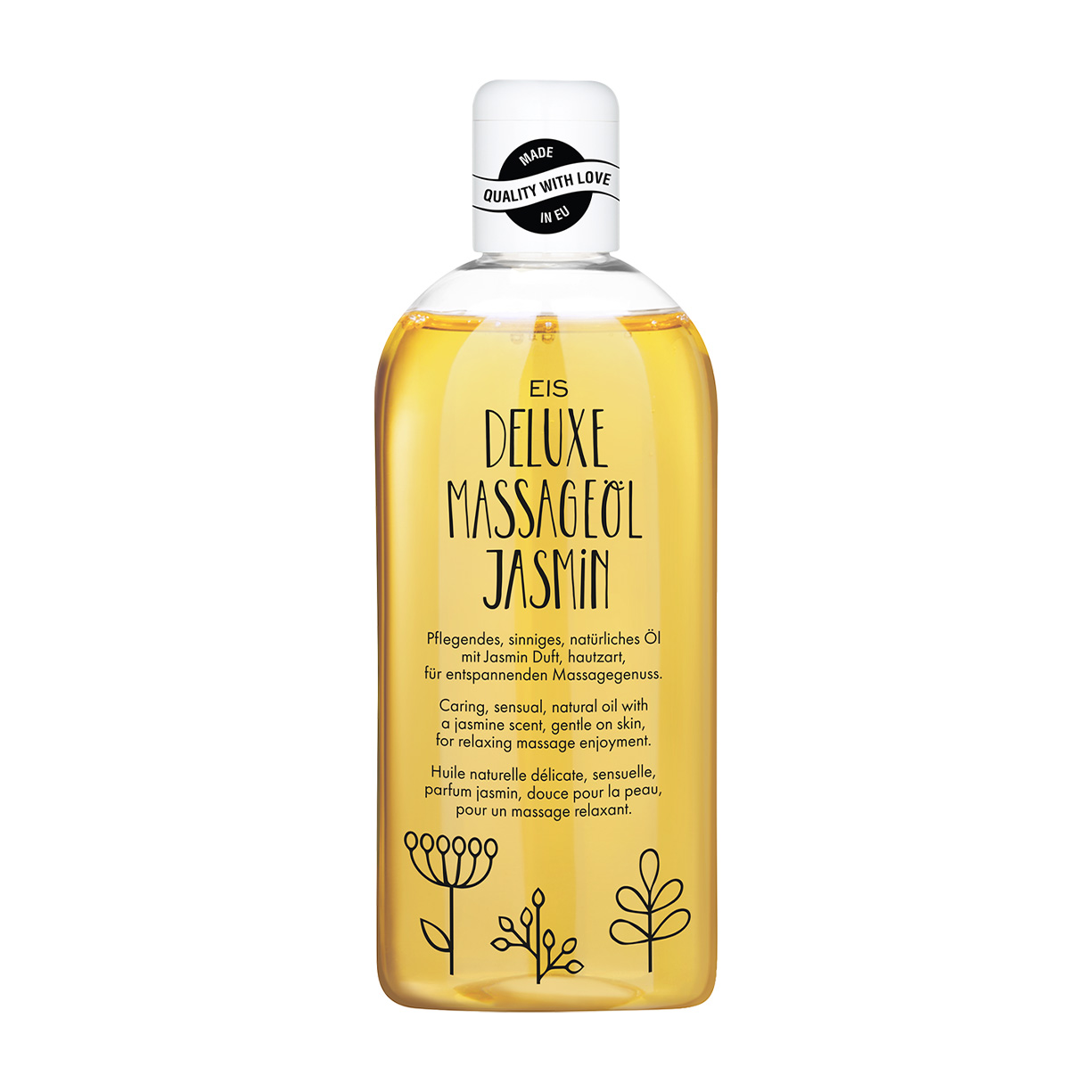 Premium Massageöl von EIS (250 ml - Jasminduft) - pflegend & erotisch Artikelbild 1