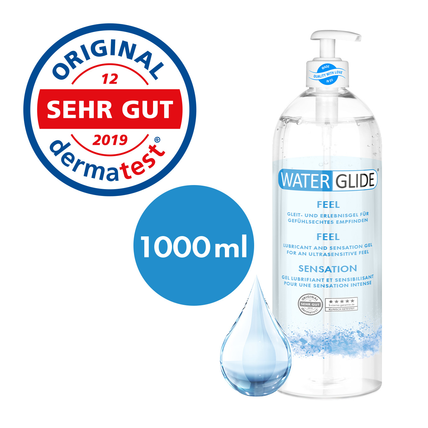 Gleitgel Waterglide Feel von EIS (1000 ml) - Langzeitwirkung, gefühlsecht Artikelbild 2