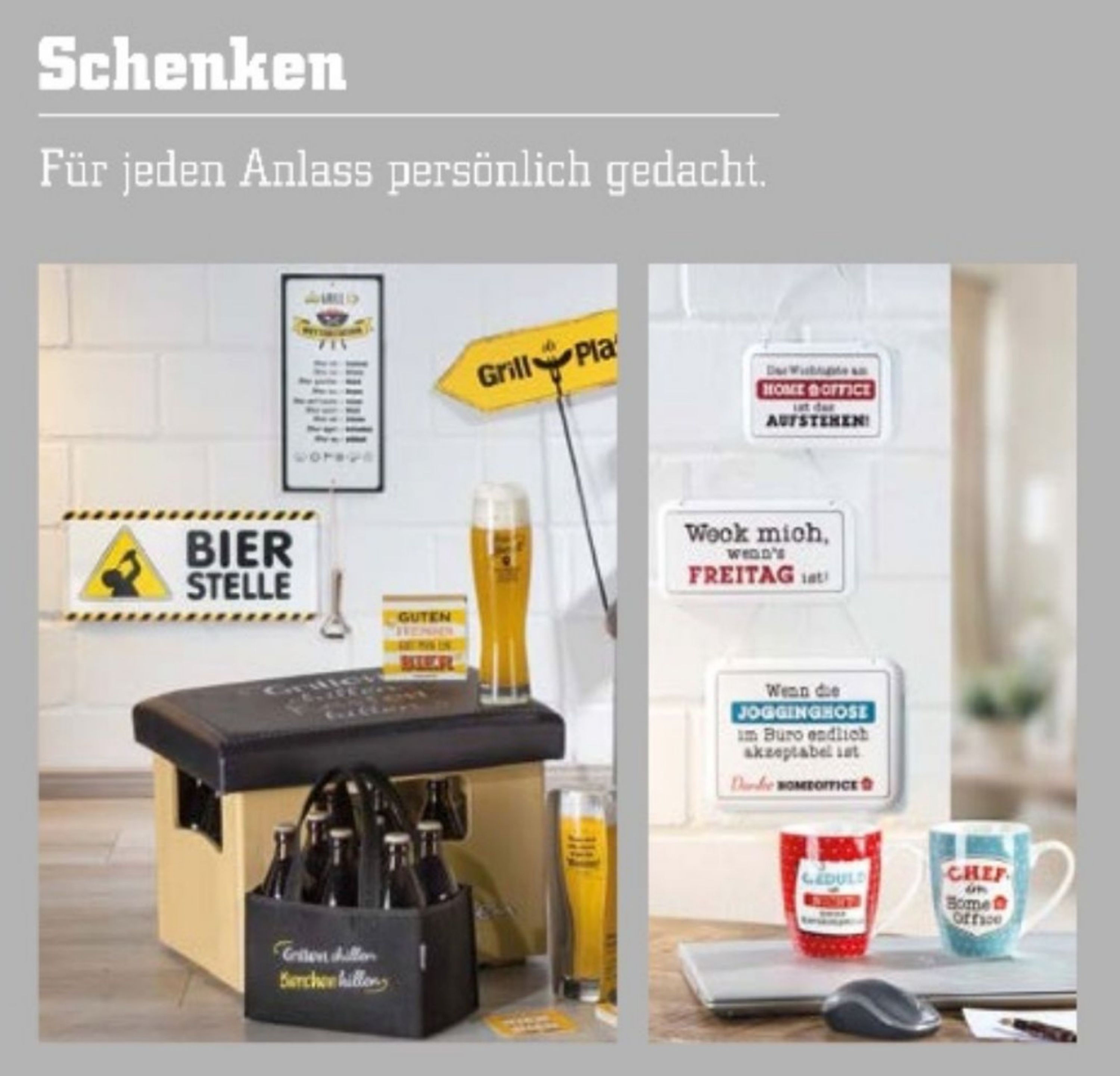 Bierkisten Hocker Aufsatz 'GERSTE HILFE' - Kunstleder Sitzkissen Outdoor