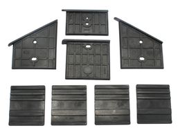 Gleitbacken Für Spaltkeil 4x Woodster LV 60 Gleitplatten Führungsplatten Holzspalter UNTEN - Ab Scheppach Woodster Holzspalter LV80 LV65 Ersatz