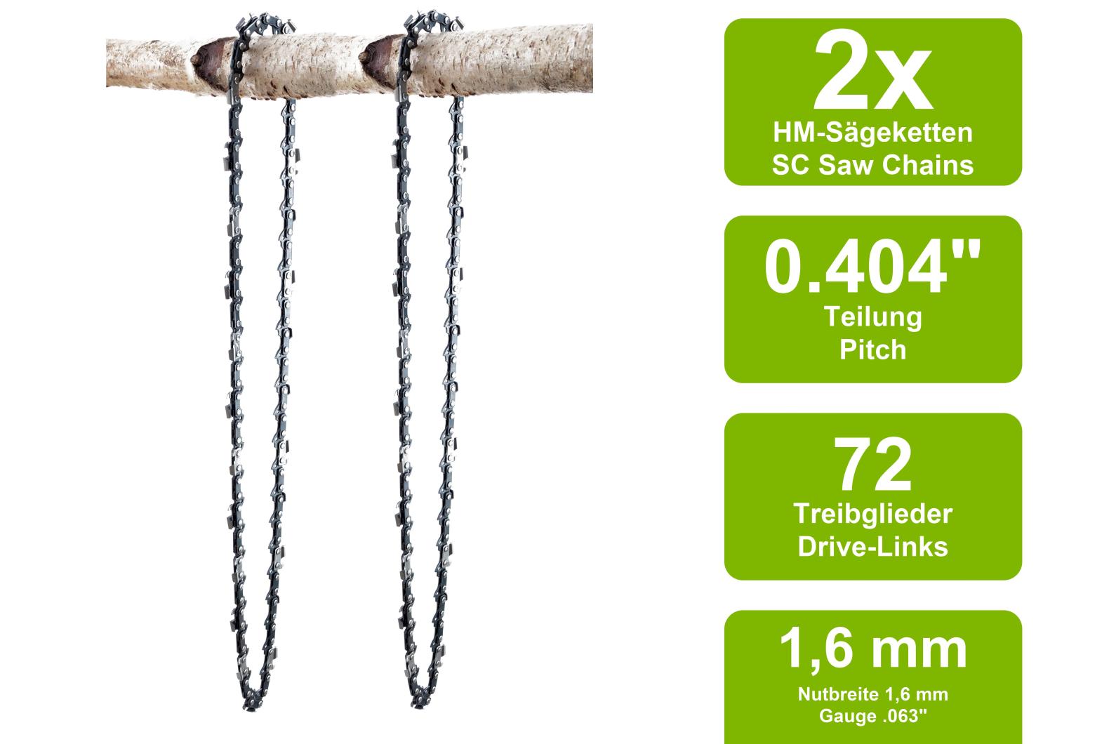 Rundfeile 5,2 Mm 13/64" 3er Set Für Sägeketten | , 1,80