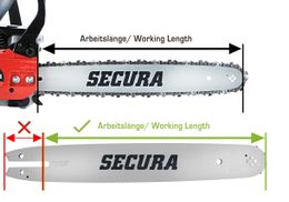 4x Sägekette + Schwert SECURA 37cm 56 3/8 1,6mm passend Stihl MS 362 MS362