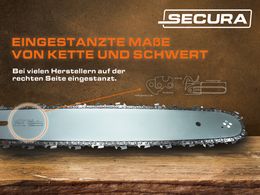 4x Sägekette + Schwert SECURA 37cm 56 3/8 1,6mm passend Stihl MS 362 MS362