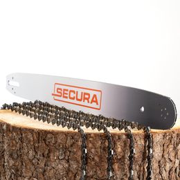 SECURA 4x Sägekette + Schwert 60cm 3/8