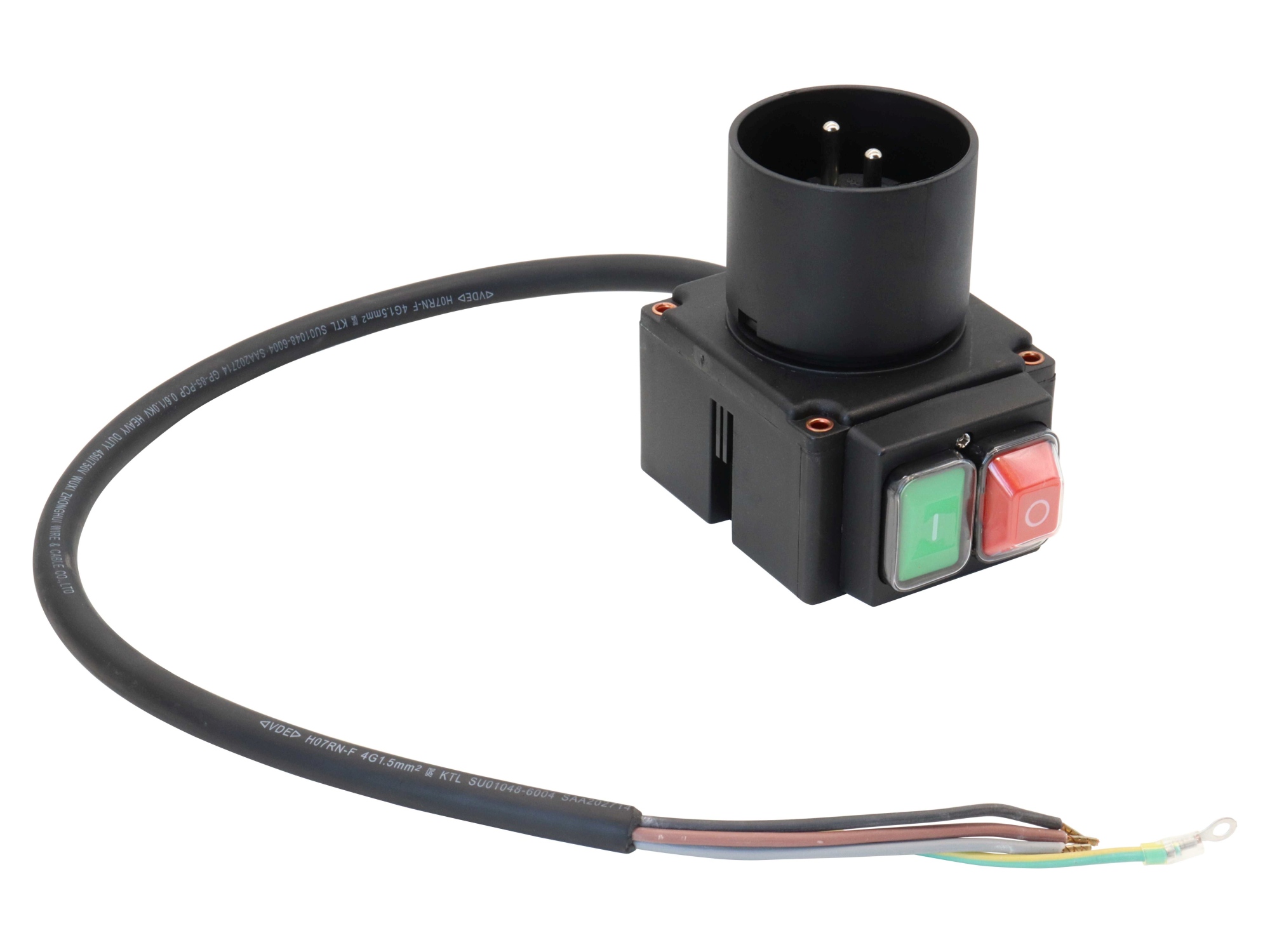 Schalter mit Stecker 230V passend für Scheppach HL810 Holzspalter Schalter mit Stecker 230V passend für Scheppach HL810 Holzspalter