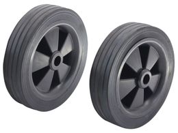 2x Reifen Rad Ø120mm passend für Scheppach HP800S Rüttelplatte