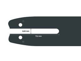 4 Sägeketten + Schwert 3/8