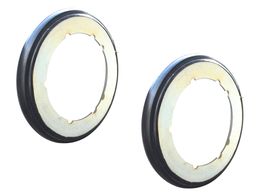 2x Reibrad Gummilaufrad passend für McCulloch M95-66X 960210023 