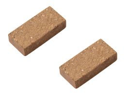 2x Bremsbelag Bremsklötze für Peerless Getriebe ersetzt 790006 oder 799021, Quaderform