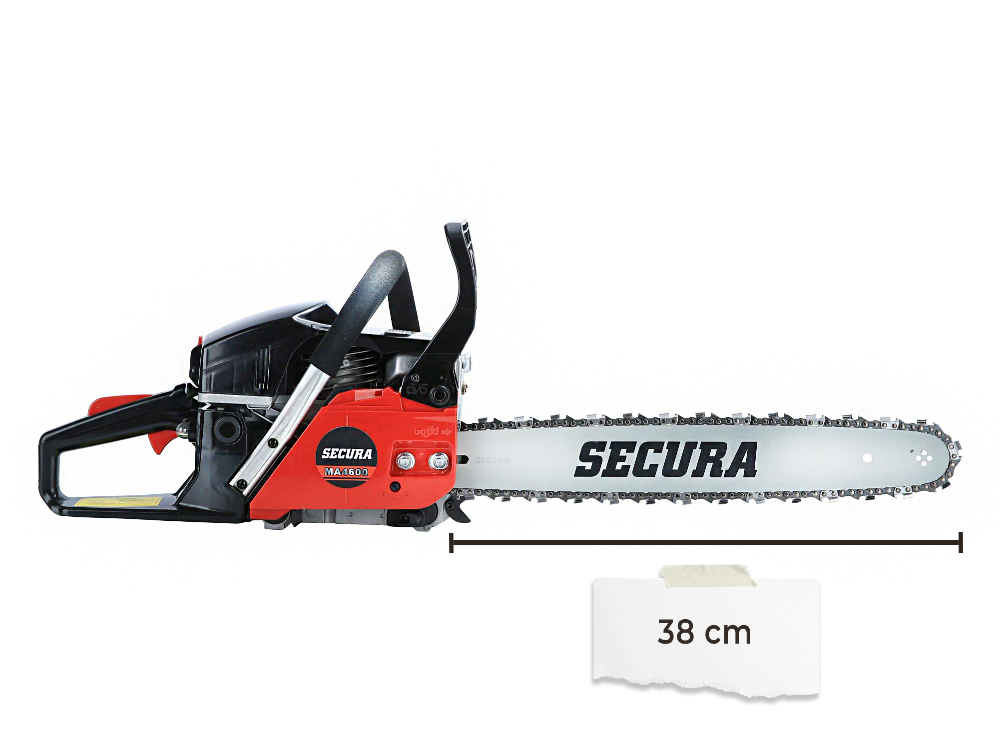 10x Sägekette original SECURA 38cm 325" 64 1,3mm passend 