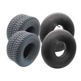 2x Reifen 18x8.50-8 inkl. Schläuche mit Winkelventil TR87 