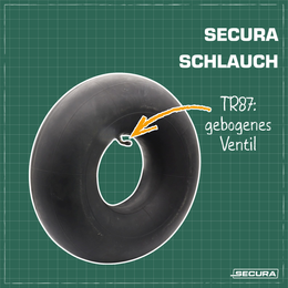 2x Reifen 18x8.50-8 inkl. Schläuche mit Winkelventil TR87 