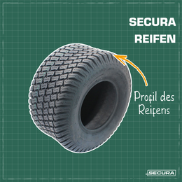 2x Reifen 18x8.50-8 inkl. Schläuche mit Winkelventil TR87 
