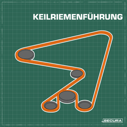 Keilriemen Mähwerk AA108 passend für AYP / ROPER 429532 - HUSQVARNA 532429532