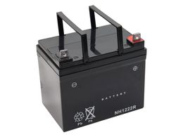 Batterie 12V 22Ah (+ Pol Rechts) passend für Husqvarna Rider R13 C5 966600401 Rasentraktor