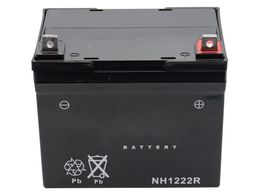 Batterie 12V 22Ah (+ Pol Rechts) passend für Husqvarna Rider R13 C5 966600401 Rasentraktor