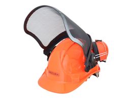 Premium Forsthelm Set: Visier, Gehörschutz & Helm für maximale Sicherheit im Forst EN 397