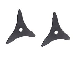 2x Dickichtmesser 3-Zahn für Freischneider Motorsense -255 mm x 25,4 mm x 1,5 mm