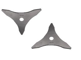 2x Dickichtmesser 3-Zahn für Freischneider Motorsense -255 mm x 25,4 mm x 1,5 mm