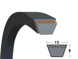 Keilriemen passend Herkules HTC 15,5 20H Plus Motec GTS 125 140 FAGA Clou 1300