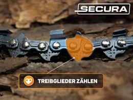 SECURA 10x Sägekette 3/8 1,6 84 60cm Vollmeißel passend Stihl MS380 390 391 400