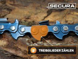 SECURA 4x Sägekette +Schwert 3/8 1,5 84 60cm Längsschnitt passend Jonsered Husqvarna
