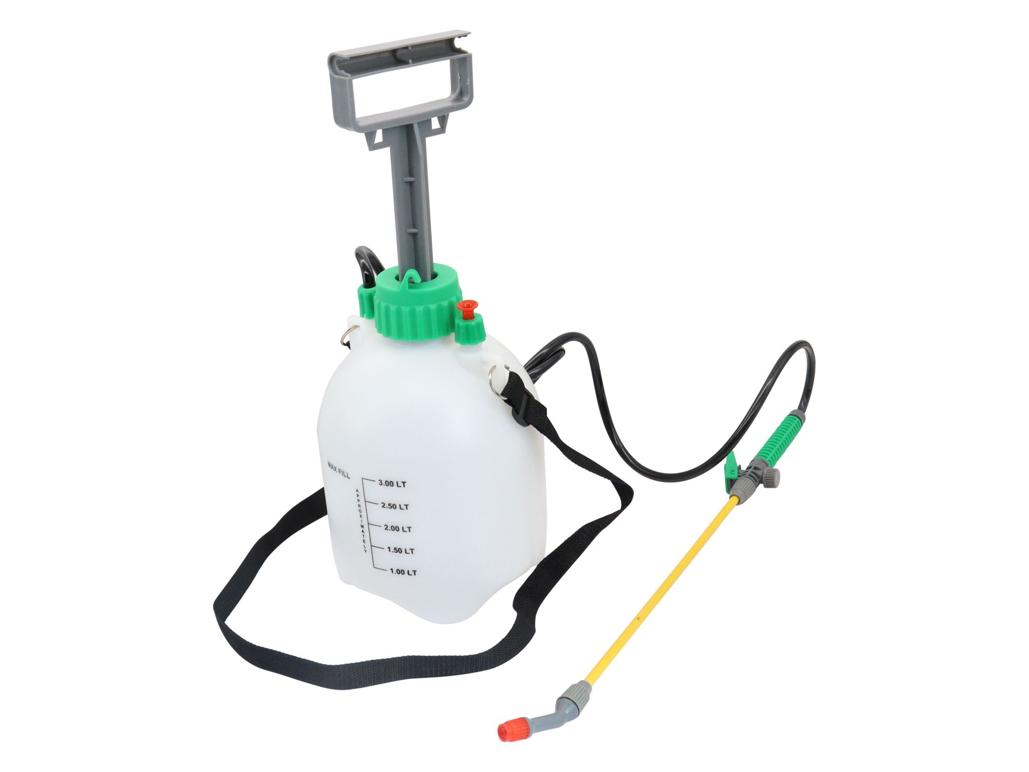 SECURA Drucksprher Pumpsprher Pflanzensprher Gartenspritze Sprhgert 3  Liter