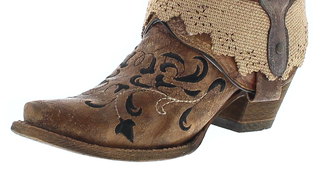 corral flipped ankle boot