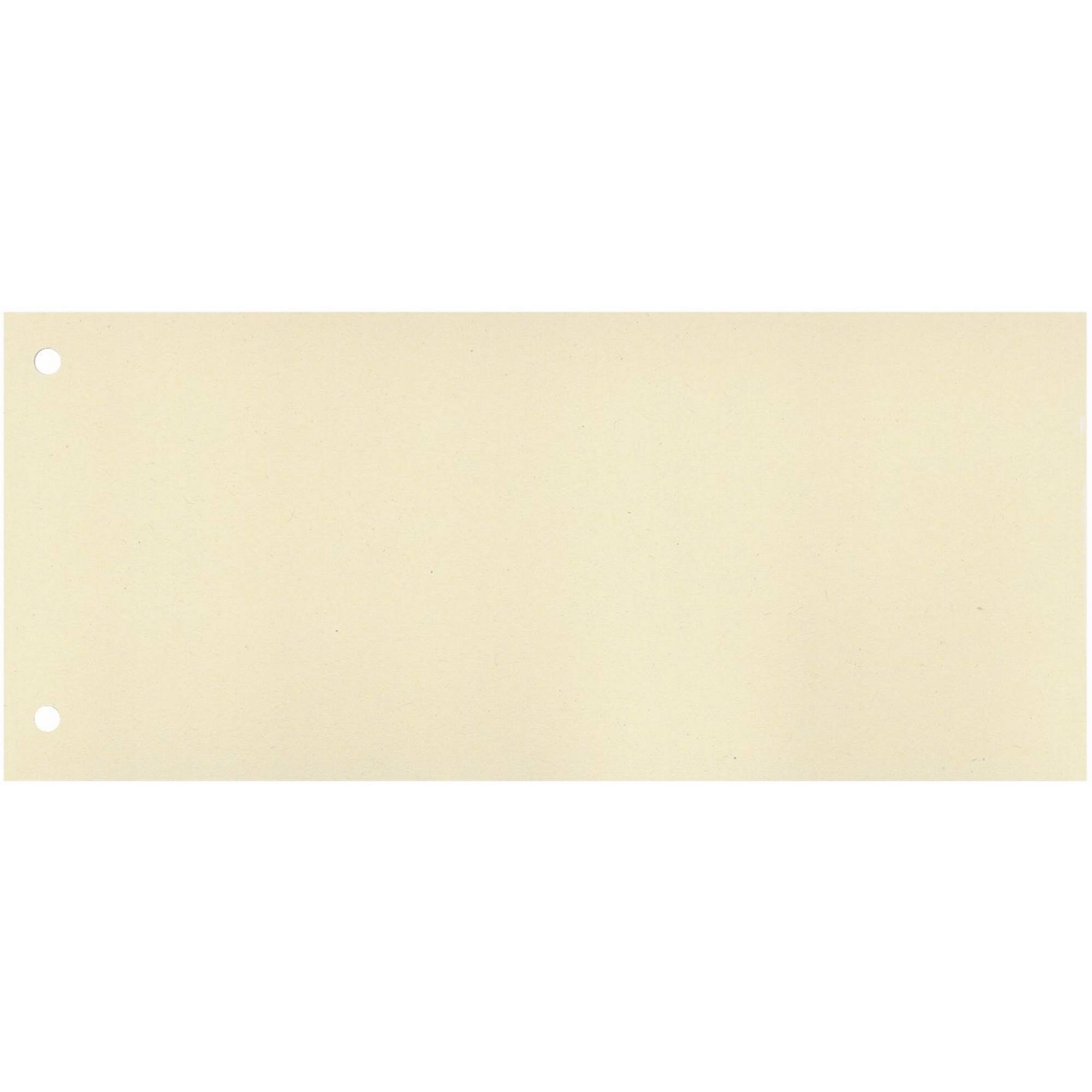 100x Q-Connect Trennsstreifen Trennblätter Register grün 190g 8cm 240x105 Ordner