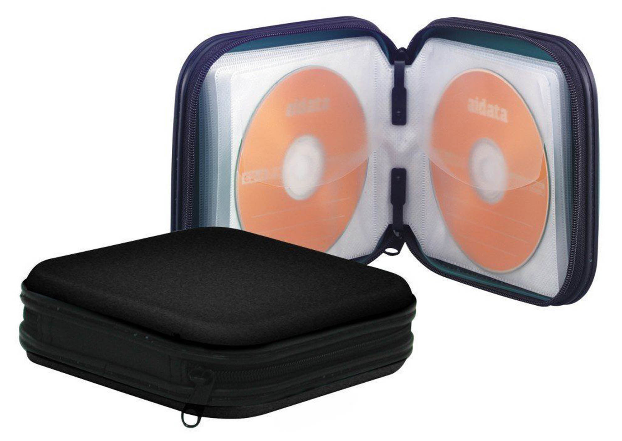 CDWallet QConnect KF02204, für 24 CDs/DVDs, schwarz Balisia GmbH Bürobedarf, Haushalt und