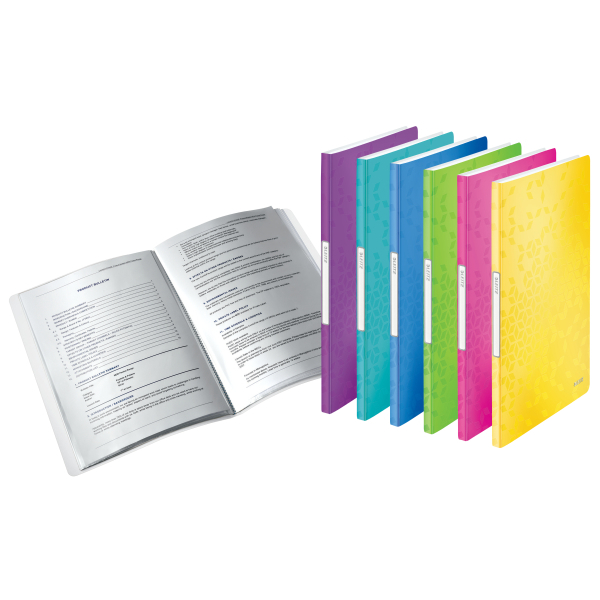 Leinenstruktur 74070085 VE:10 Stück C Leitz A4 Buchbindemappen grau Hard Cover