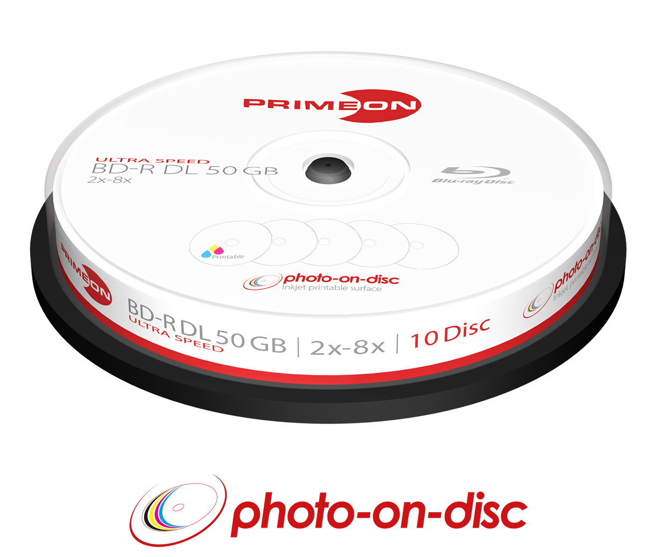 Verbatim | BD-R | DL | Printable | 50 GB | 6x Speed | in Cakebox | 25