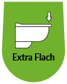 Extra schmales, ausgezeichnetes WC-Sitz Design