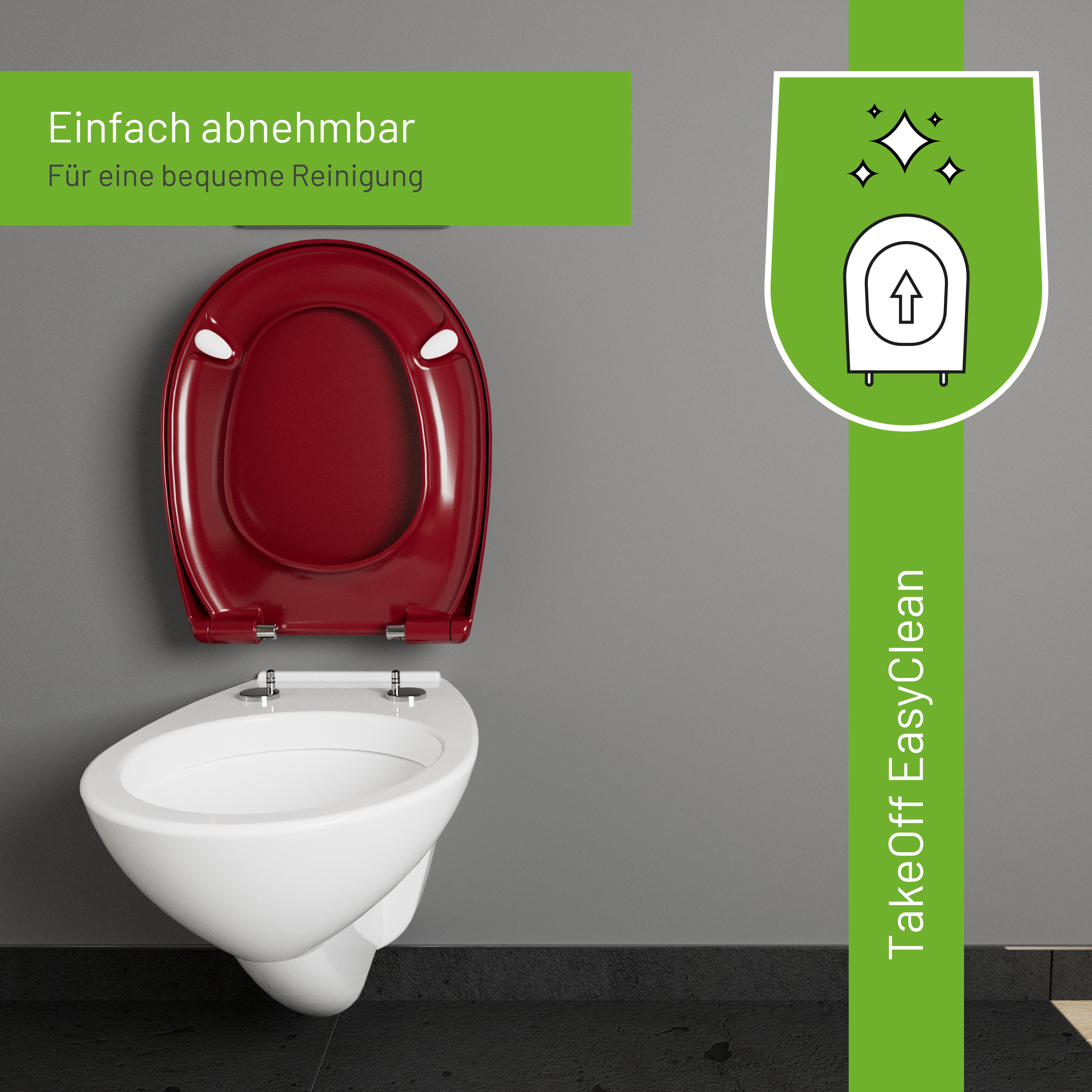 Klodeckel Mit Absenkautomatik Motiv Aus MDF - Toilettensitz Mit