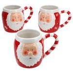 3er Set Kaffeebecher Kerstman Santa rot Ho Ho - 24306353_Bild_2