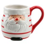 3er Set Kaffeebecher Kerstman Santa rot weiß mit Streifen - 24306353_Bild_3